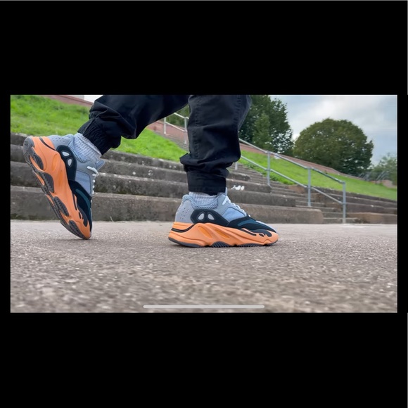 Yeezy 700 Wash Orange Men 5.5=Women 6.5-7 - Picture 11 of 13